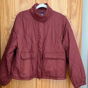 Old Navy Rust Women's Puffer Jacket size M